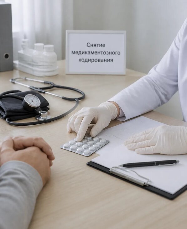 Снятие медикаментозного кодирования в Протвине от 5088 р. | Медзона